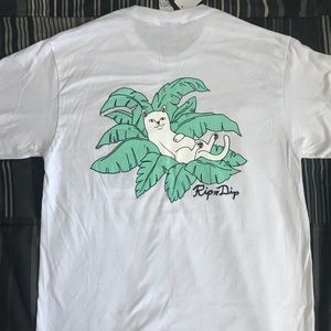 RIPNDIP Jumgle Nermal Leaf Tee Size M